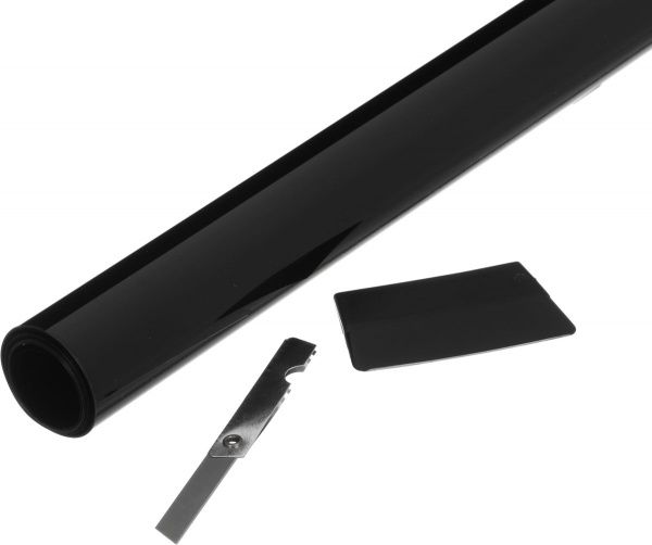 Плівка сонцезахисна 0,5 x 3m, Black Коефіцієнт пропускання світла - 25%