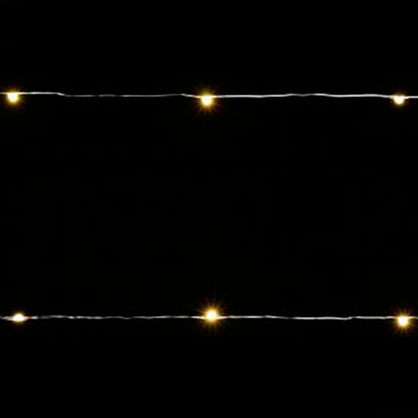 Гирлянда линейная LED 20 ламп 2 м белая 11530510