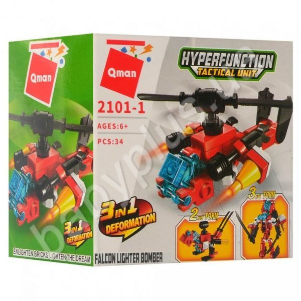 Конструктор Qman 2101 транспорт в асортименті ODC79991