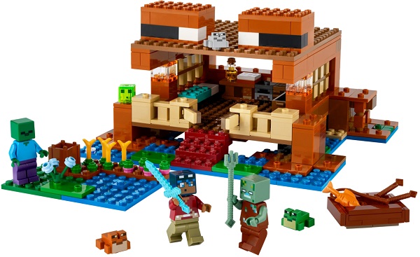 Конструктор LEGO Minecraft Будинок у формі жаби 21256