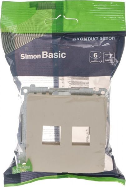 Накладка на механізм розетки Simon Basic кремовий BMPT/12