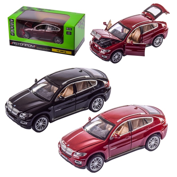 Автомодель Автопром 1:32 BMW X6 в ассортименте 68311