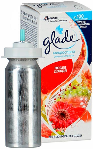 Змінний балончик для мікроспрея Glade Після дощу 10 мл