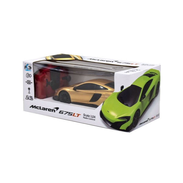 Машинка на р/к - Mclaren 675LT (1:24, 2.4Ghz, золотий) 1:24 124GMGL