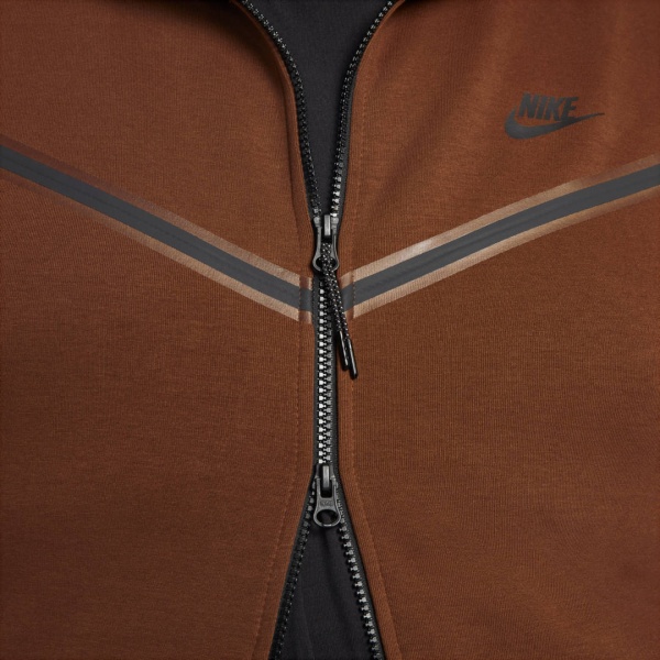 Джемпер Nike M NSW TCH FLC HOODIE FZ WR CU4489-259 р. M коричневий