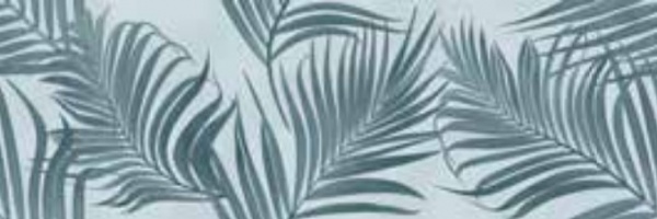 Плитка Ceramika Color Spettacolo Decoro Foliage Azzurro Rett SCP010 30x90 