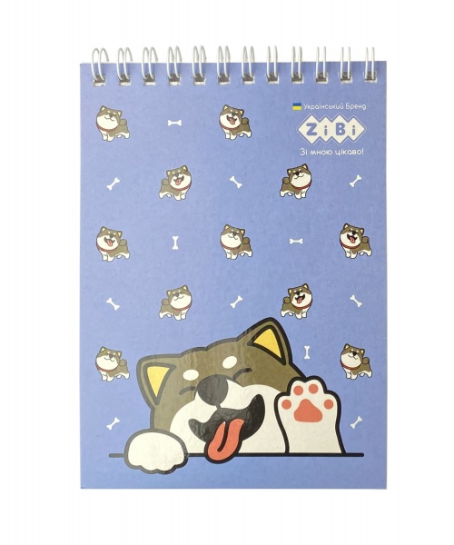 Блокнот Puppies А6 40 листов в ассортименте ZiBi