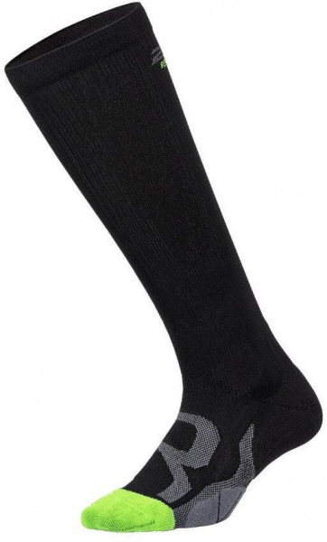 Шкарпетки 2XU Comp Socks for Recovery р.XL р UA5691e_BLK/GRY р.46,5-48,5 чорний