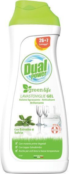 Гель для ПММ Dual Power GreenLife LV9157 1 шт. 0,66л