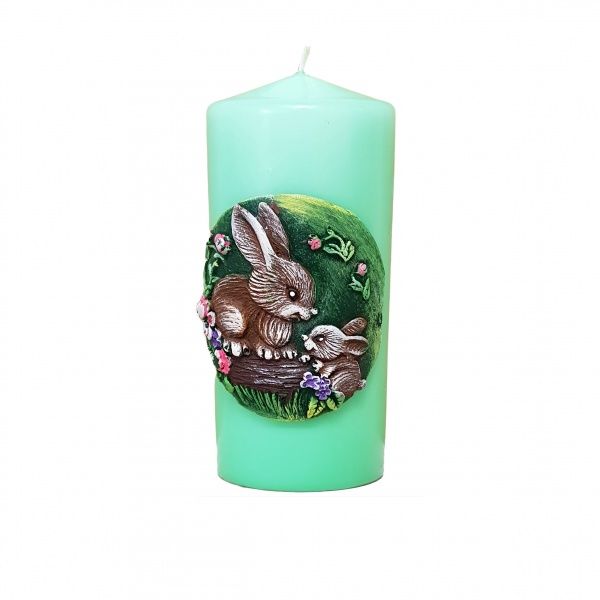 Свічки Великоднє зайченя 70х150 мм Pako-If
