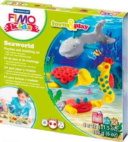 Набор пластики Fimo Морской мир 4 цвета 42 г 