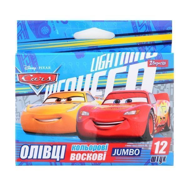 Олівці воскові JUMBO 12 шт. 1 вересня