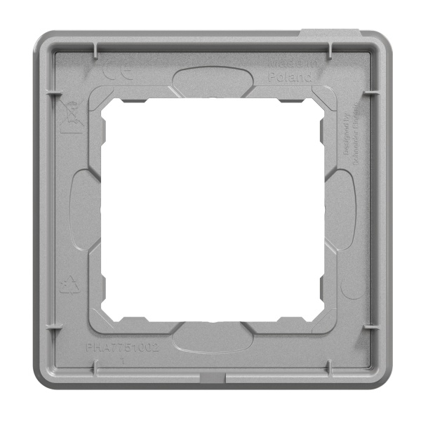 Рамка одномісна Schneider Electric Sedna Elements універсальна біле скло SDD360801