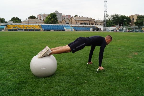 Упоры для отжимания Power System PS-4005_Black-Steel 