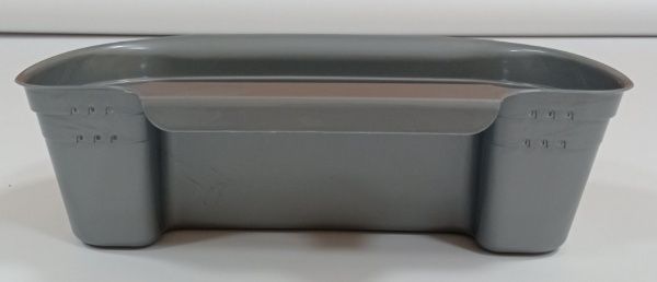 Контейнер-органайзер для сміття підвісний 2,2 л металік Plastic's Craft