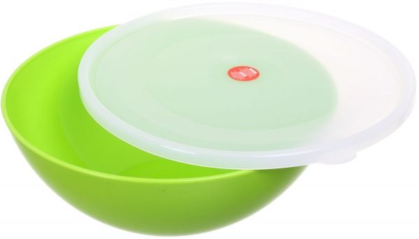 Миска с крышкой Мульти 3 л оливковый Алеана