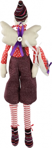 Кукла интерьерная Эльф Валентинчик