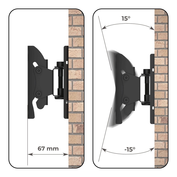Крепление для телевизора HausMark TWBR-11 поворотно-наклонные 10