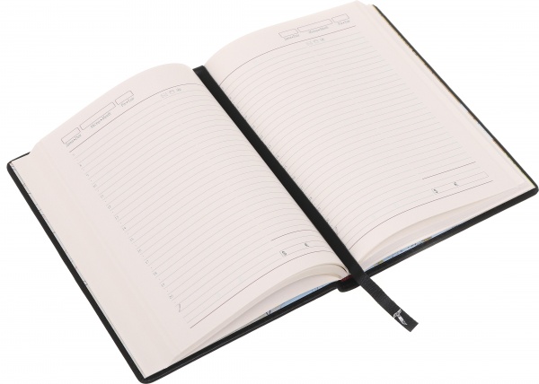 Щоденник недатований Ромб чорний ТЕКО A5 Е 027-02.62-316310