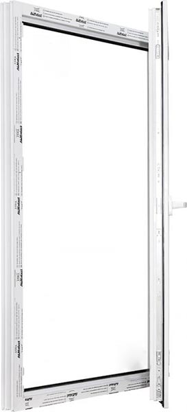 Вікно поворотне ALMplast 60 600x800 мм праве