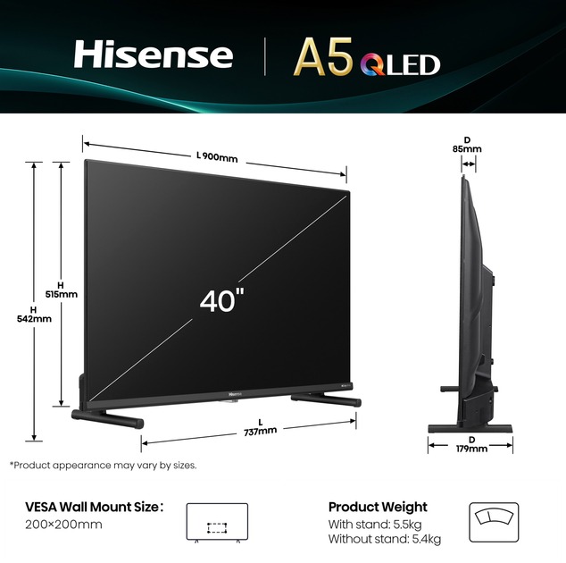 Телевизор Hisense 40A5Q