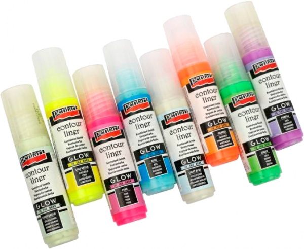 Контур универсальный зеленый 17498 Glow in the dark 1 цветов 20 мл