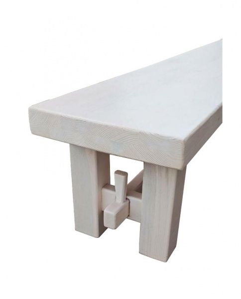 Лавка садовая брус прямой 2 м 