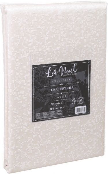 Скатерть Алет 150x260 см кремовый La Nuit 