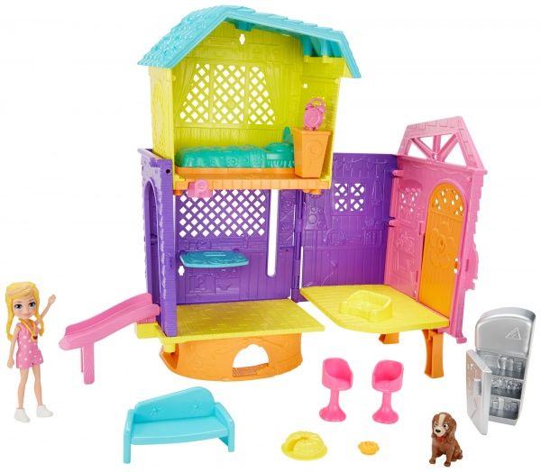 Набор с куклой Polly Pocket Летний домик