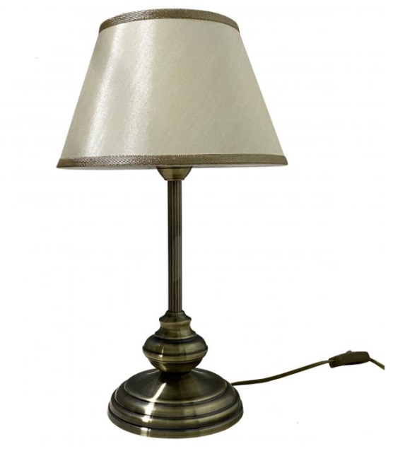 Настольная лампа Геотон Октавия-148BR 1x40 Вт E27 античная бронза 49544