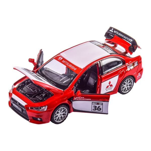 Автомодель Автопром 1:32 Mitsubishi Lancer Evolution в асортименті 68410