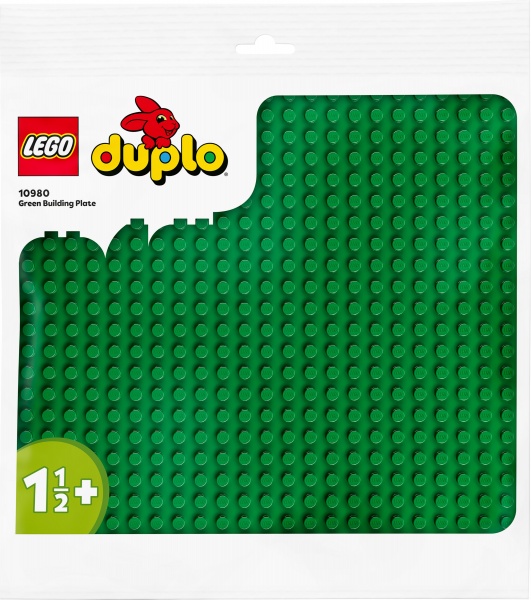Конструктор LEGO DUPLO Зелена будівельна пластина 10980