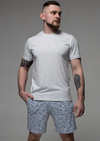 Пижама мужская Roksana 1211/16697 р. 56 меланж