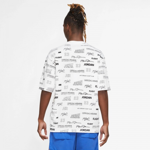 Футболка Jordan M J FLT MVP STMT 85 SS CREW DX9573-100 р.M білий