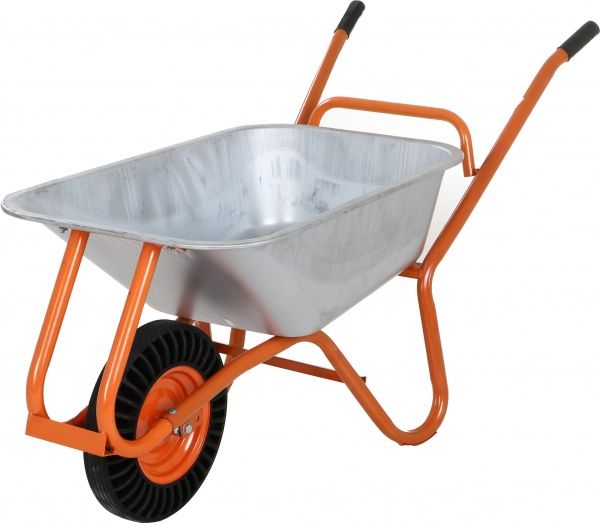 Тачка садовая Vitals одноколесная 100/180К оранжевая 43676