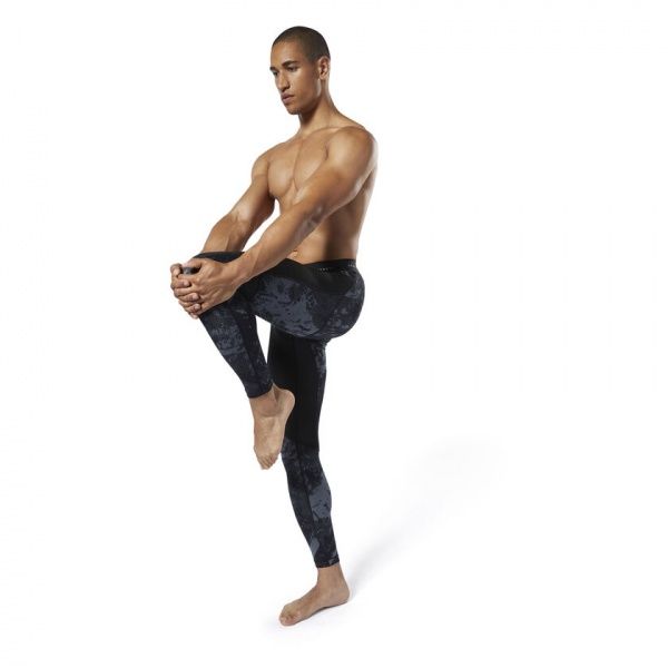 Лосины Reebok CBT JACQUARD TIGHT EH6271 XL черный