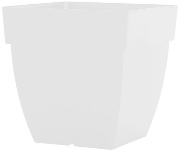 Горшок пластиковый Artevasi CAPRI SQUARE POT квадратный 71л белый 