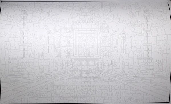 Раскраска по номерам Джон Вудкок «Кольоровий квест. Архітектура» 978-617-7579-14-3