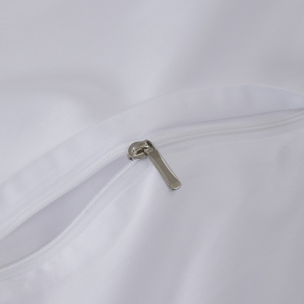 Комплект постільної білизни Solid сімейний однотонний білий La Nuit 