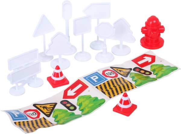 Ігровий набір Shantou Пожежна машина-паркінг зі звуковими ефектами OTB0581789