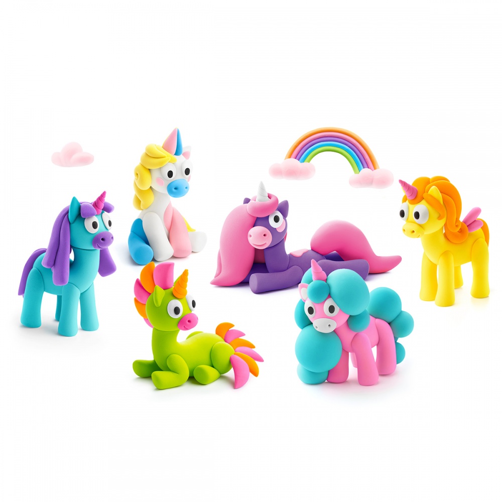 Набір пластиліну Lipaka Райдужні єдинороги 15028-UA01