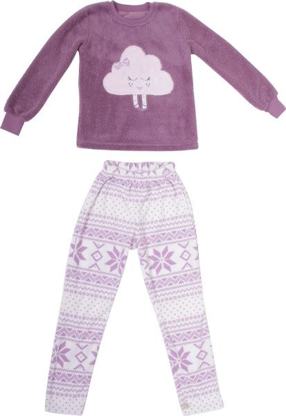 Комплект для дівчаток Фламінго р.140 бузковий 767-905 