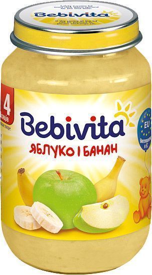 Пюре Bebivita Яблуко і банан 