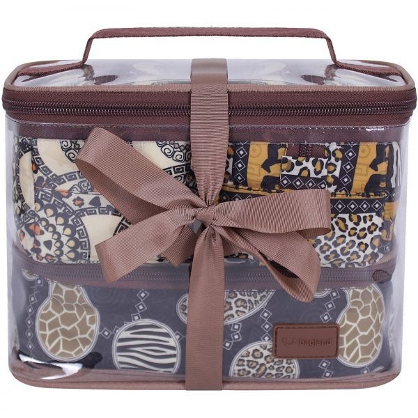 Набір органайзерів для подорожі Bagland 5 л коричневий Reed 728 (00724154) 