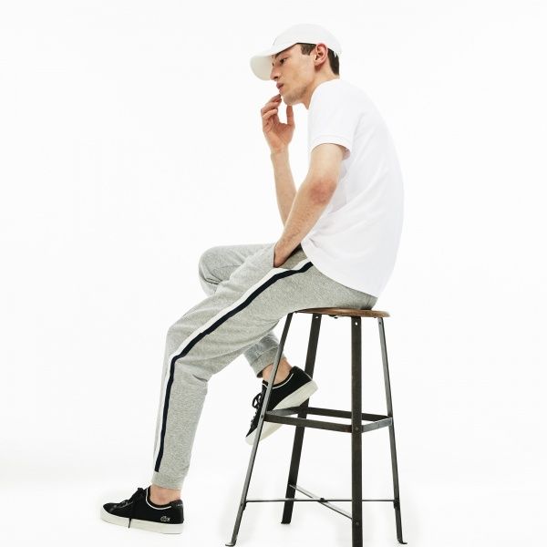 Поло Lacoste SHORT SLEEVED RIBBED COLLAR SHIRT DH2050001 6 білий