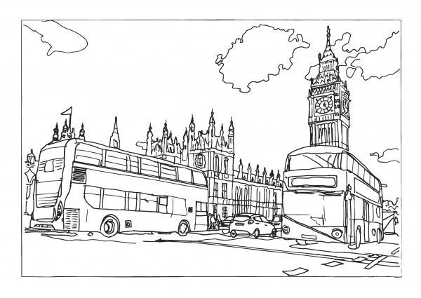 Скетчбук Лондон А4 10 лист. 1В1521 Аркуш