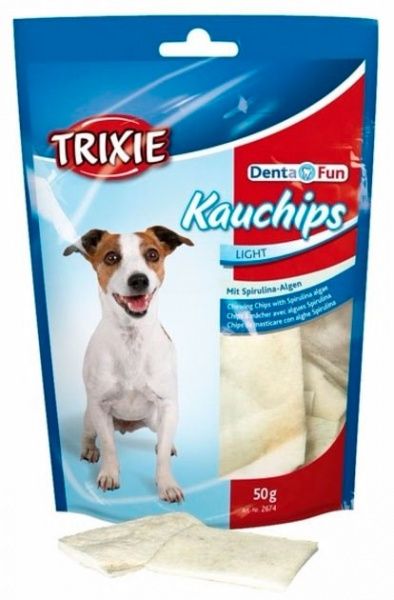 Ласощі Trixie KauChips Light зі спирулиною 50гр