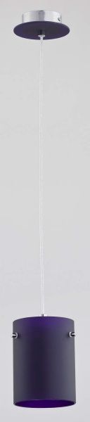 Люстра подвесная ALFA Tedy L 1x60 Вт E27 кобальт 9151 