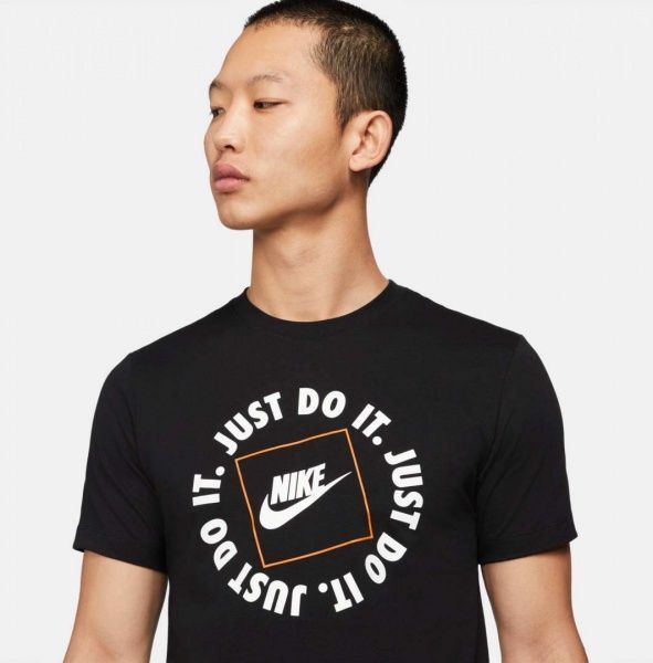 Футболка Nike M NSW TEE JDI HBR 1 DA0238-010 р. L чорний
