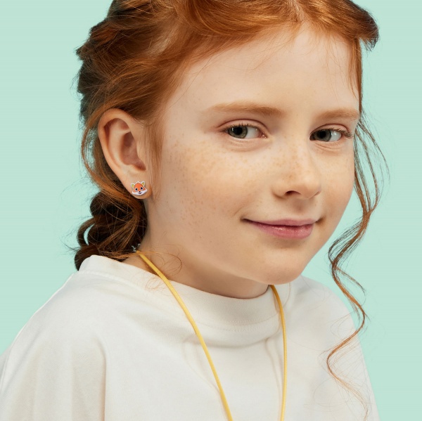 Серьги UMa&UMi Лисичка с хвостиком